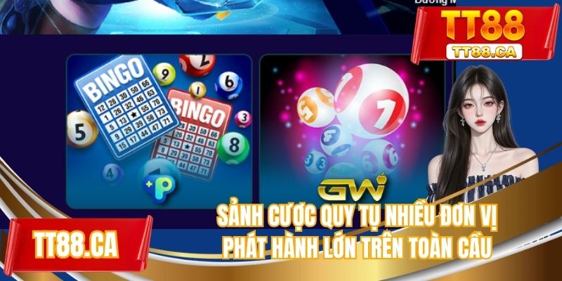 Sảnh cược quy tụ nhiều đơn vị phát hành lớn trên toàn cầu